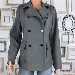 Liz Claiborne | Military Style Short Lined Coat M